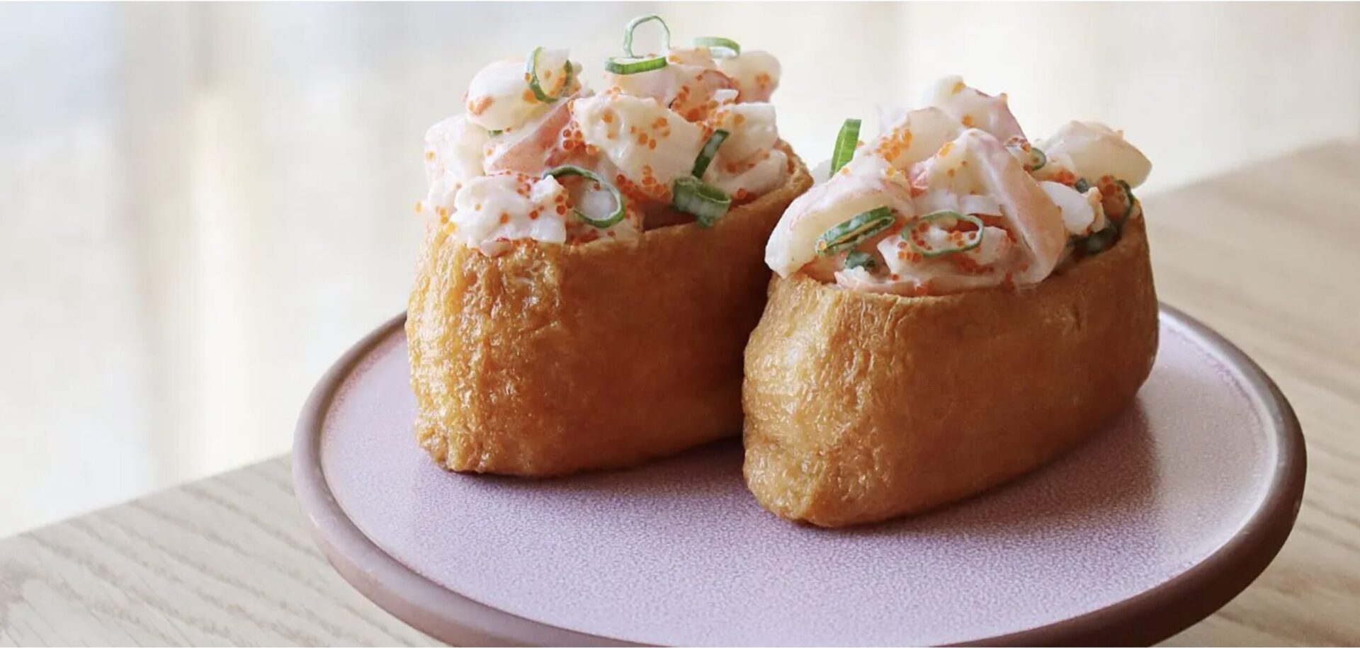 shrimp rolls at Kisser